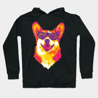 Silly Gangster Corgi Painting Hoodie